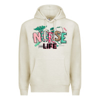 Oatmeal Heather nurse life Premium Hoodie - texasbilliewilder