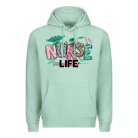 Seafoam nurse life Premium Hoodie - texasbilliewilder