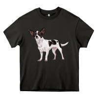 Asphalt chihuahua Heavy Core Tee - LillyAllenDesigns