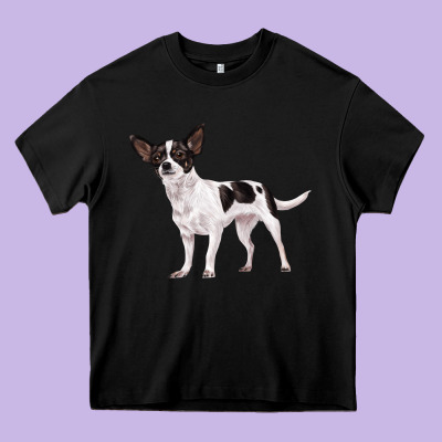 Chihuahua Heavy Core Tee Designed By Lillyallendesigns