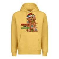 Antique Gold merry and bright toy poodle Premium Hoodie - RanaPortraitStore