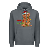 Rock merry and bright toy poodle Premium Hoodie - RanaPortraitStore