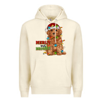 Sandshell merry and bright toy poodle Premium Hoodie - RanaPortraitStore