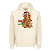 Tofu merry and bright toy poodle Premium Hoodie - RanaPortraitStore