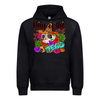 Black mexican day of the dead Urban Hoodie - Zillion Design Studio