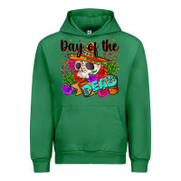 Emerald mexican day of the dead Urban Hoodie - Zillion Design Studio