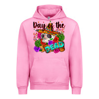 Fuchsia Pink mexican day of the dead Urban Hoodie - Zillion Design Studio