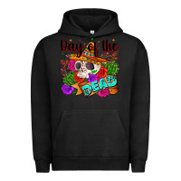 Pigment Black mexican day of the dead Urban Hoodie - Zillion Design Studio
