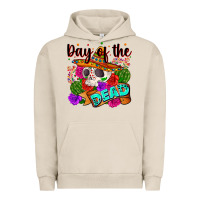 Pigment French Oak mexican day of the dead Urban Hoodie - Zillion Design Studio