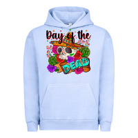Pigment Grape Ice mexican day of the dead Urban Hoodie - Zillion Design Studio