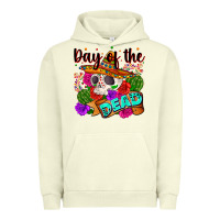 Pigment Pistachio mexican day of the dead Urban Hoodie - Zillion Design Studio