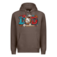 Coffee dad baseball Premium Hoodie - Zillion Design Studio