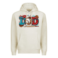 Oatmeal Heather dad baseball Premium Hoodie - Zillion Design Studio