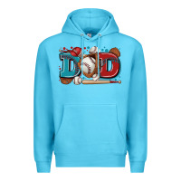Ocean Blue dad baseball Premium Hoodie - Zillion Design Studio