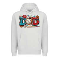 Dove Grey dad baseball Premium Hoodie - Zillion Design Studio