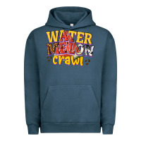 Pigment Midnight Navy watermelon crawl Urban Hoodie - texasbilliewilder