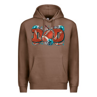 Chestnut dad American football Premium Hoodie - Zillion Design Studio