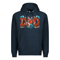 Navy dad American football Premium Hoodie - Zillion Design Studio