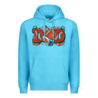 Ocean Blue dad American football Premium Hoodie - Zillion Design Studio