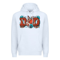 White dad American football Premium Hoodie - Zillion Design Studio