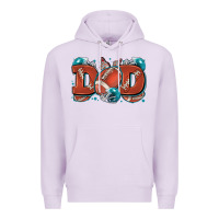 Lilac dad American football Premium Hoodie - Zillion Design Studio
