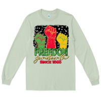 Matcha freedom juneteenth since 1865 Long Sleeve Tee - BarkalooDesign