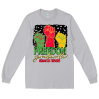 Moon Dust freedom juneteenth since 1865 Long Sleeve Tee - BarkalooDesign