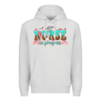 Dove Grey nurse in progress tbw Premium Hoodie - texasbilliewilder