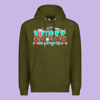 Nurse In Progress Tbw Premium Hoodie Designed By Texasbilliewilder