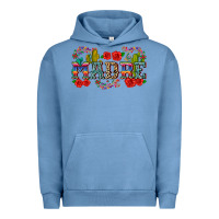 Pigment Pebble Blue madre Urban Hoodie - Zillion Design Studio
