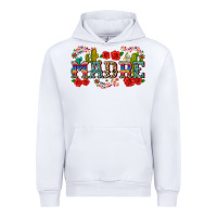 White madre Urban Hoodie - Zillion Design Studio