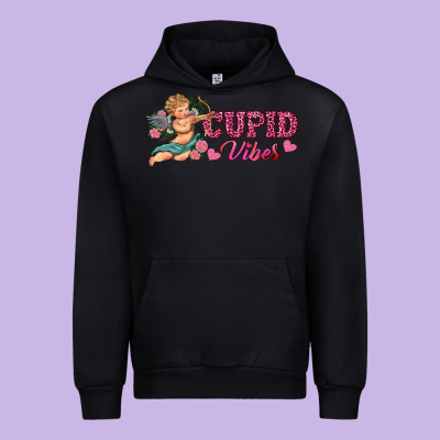 Cupid Vibes Urban Hoodie Designed By Ranaportraitstore