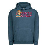 Pigment Midnight Navy cupid vibes Urban Hoodie - RanaPortraitStore