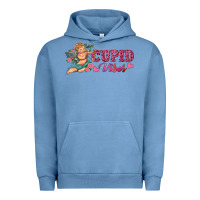 Pigment Pebble Blue cupid vibes Urban Hoodie - RanaPortraitStore