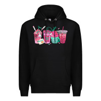 Black nurse fuel coffee cups Premium Hoodie - texasbilliewilder