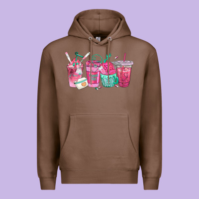 Nurse Fuel Coffee Cups Premium Hoodie Designed By Texasbilliewilder