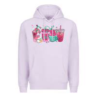 Lilac nurse fuel coffee cups Premium Hoodie - texasbilliewilder