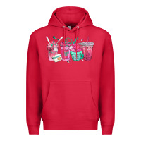 Cardinal nurse fuel coffee cups Premium Hoodie - texasbilliewilder
