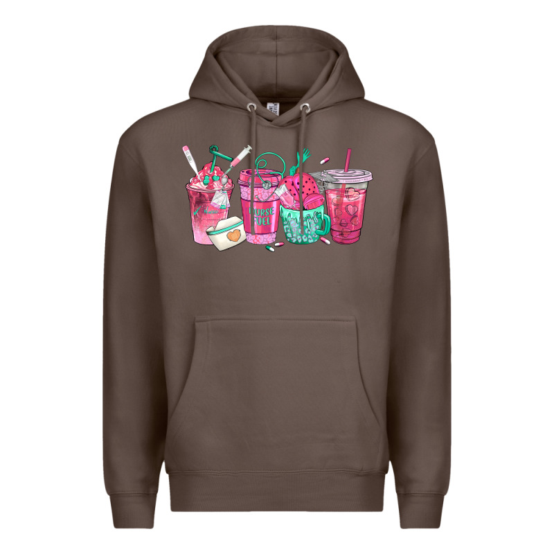 Nurse Fuel Coffee Cups Premium Hoodie by texasbilliewilder | Teevron