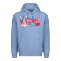Colony Blue nurse fuel coffee cups Premium Hoodie - texasbilliewilder