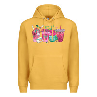 Mustard nurse fuel coffee cups Premium Hoodie - texasbilliewilder