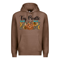 Chestnut western toy poodle mom Premium Hoodie - RanaPortraitStore