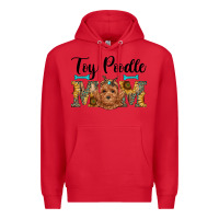 Red western toy poodle mom Premium Hoodie - RanaPortraitStore