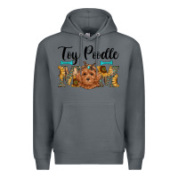 Rock western toy poodle mom Premium Hoodie - RanaPortraitStore