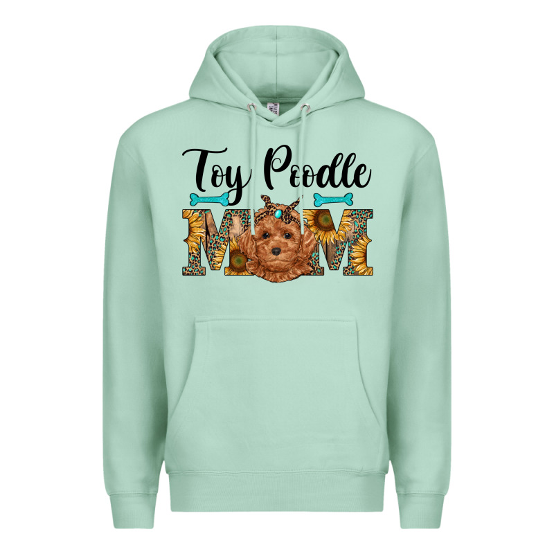 Western Toy Poodle Mom Premium Hoodie by RanaPortraitStore | Teevron