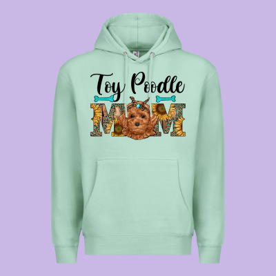 Western Toy Poodle Mom Premium Hoodie Designed By Ranaportraitstore