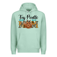Seafoam western toy poodle mom Premium Hoodie - RanaPortraitStore