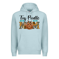 Blue Mist western toy poodle mom Premium Hoodie - RanaPortraitStore