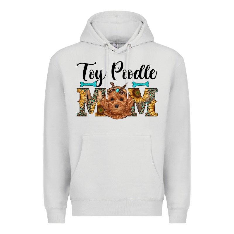 Western Toy Poodle Mom Premium Hoodie by RanaPortraitStore | Teevron