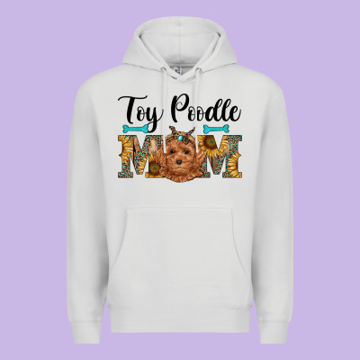 Western Toy Poodle Mom Premium Hoodie Designed By Ranaportraitstore
